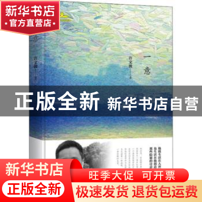 正版 一意 许文波著 中国书籍出版社 9787506872836 书籍