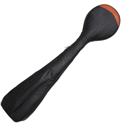 梵巢乐器配件琴包中三弦包三弦配件琴袋子黑色三弦PU布料单肩背斜背琴袋皮革软包SX-P-Z-16黑色