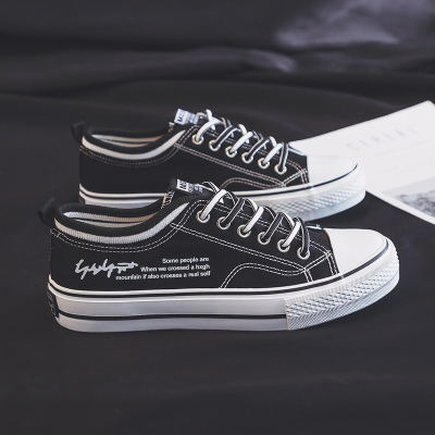 Ideamini2021春季新款帆布鞋韩版潮流休闲板鞋男鞋子低帮夏季布鞋百搭潮鞋