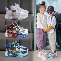 新款学生校园运动鞋男童女童休闲跑步鞋轻便透气可爱卡通童鞋