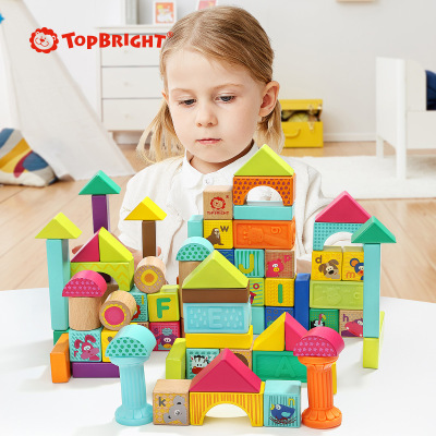 特宝儿（topbright）动物益智软胶积木男女孩创意玩具套装网红礼物120411