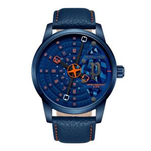 POLICE 男款石英腕表简蓝盘碳纤维动感潮流商务名品手表