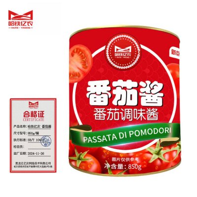哈铁亿农 番茄酱 850g/桶