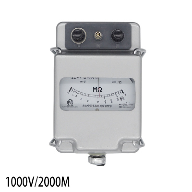 汐岩绝缘电阻测试仪兆欧表500V1000V2500V5000V电工摇表 ZC-71000V2000M
