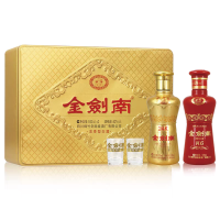 剑南春 金剑南K6 小酒礼盒 52度100ml*2 浓香型白酒