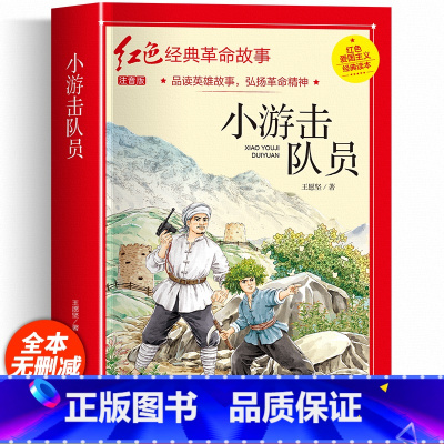 [彩图注音]小游击队员 [正版]铁道游击队注音版 刘知侠著 四年级阅读课外书必读革命红色经典书籍儿童文学故事书小学生二三