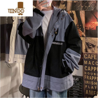 YANXU男士外套潮牌男美式工装夹克痞风宽松潮流学生百搭感