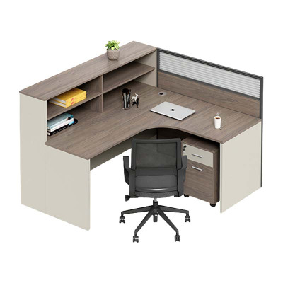 DXBG职员办公桌员工位卡座屏风位桌椅组合单人位[含柜/椅]