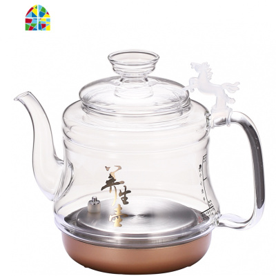 自动上水壶烧水壶底部上水玻璃壶电茶炉养生单壶水晶壶配件 FENGHOU 蒸茶壶款式2