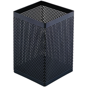 齐心 B2003 黑 耐用方笔筒 黑色