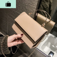 ins超火包包女2020新款潮韩版百搭单肩斜挎包复古时尚手提小方包NEW LAKE女斜挎包