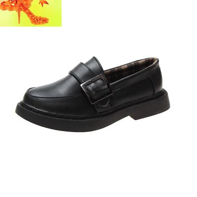 小皮鞋女2020春秋新款英伦风百搭乐福鞋平底女鞋单鞋春款鞋子2019简畅休闲鞋