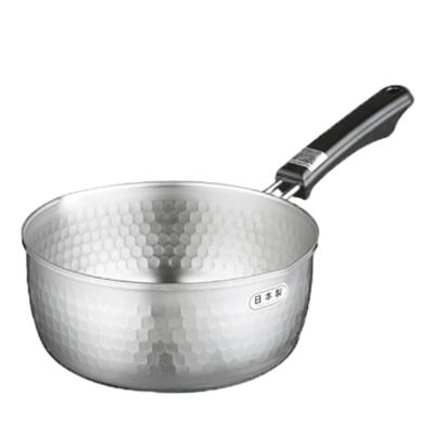 耐磨易洗-YOSHIKAWA吉川味一不锈钢平锅汤锅通用18cm