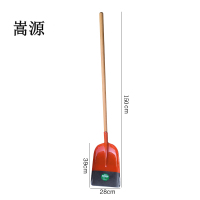 嵩源锰钢铁铲木柄铁锨淬火铁锹煤锹155cm