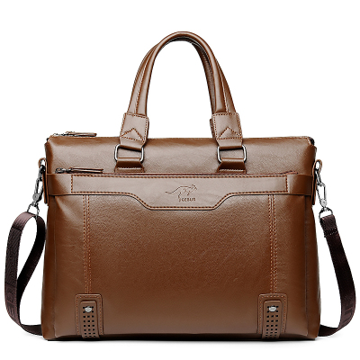 NEWLAKE男士包包手提包手拿公文包男商务简约单肩斜挎包休闲文件皮包潮流男士斜挎包