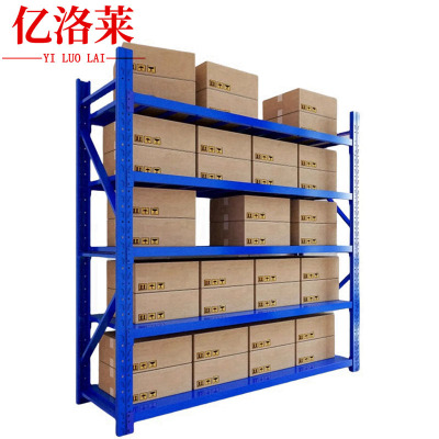 亿洛莱重型仓储货架材料架1500*400*2000mm五层(500kg)组