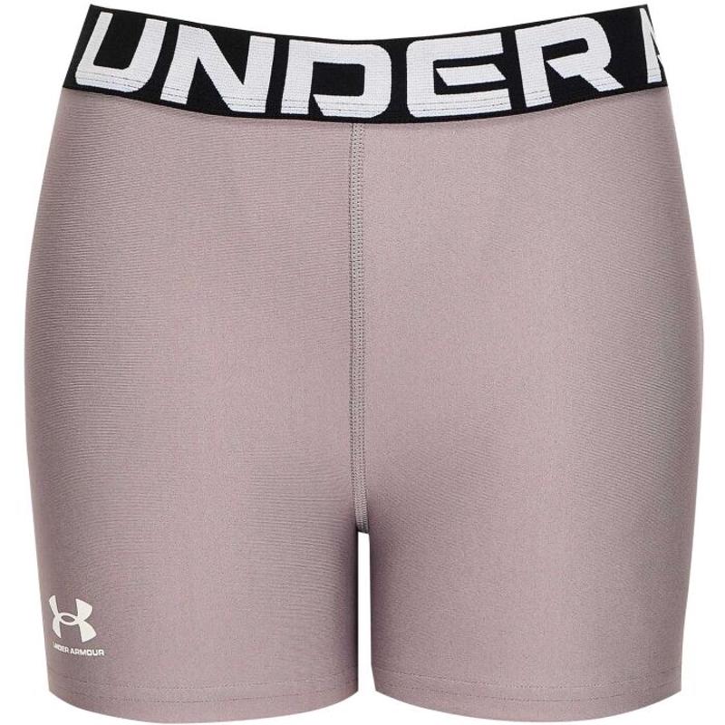 安德玛(under armour)运动中裤透气速干轻便女4向弹力修身设计