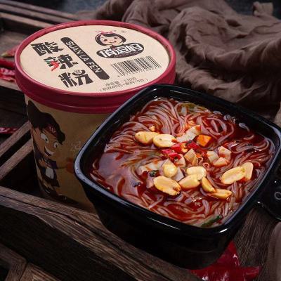 俏逗妈正宗重庆酸辣粉106g*1桶酸辣红薯粉条粉丝速食方便面