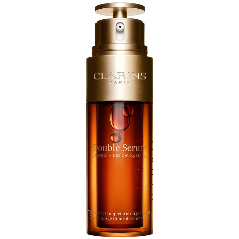 CLARINS娇韵诗双萃精华第八代黄金双萃抗皱淡纹面部精华液50ml 熬夜修护紧致维稳细腻毛孔补水保湿