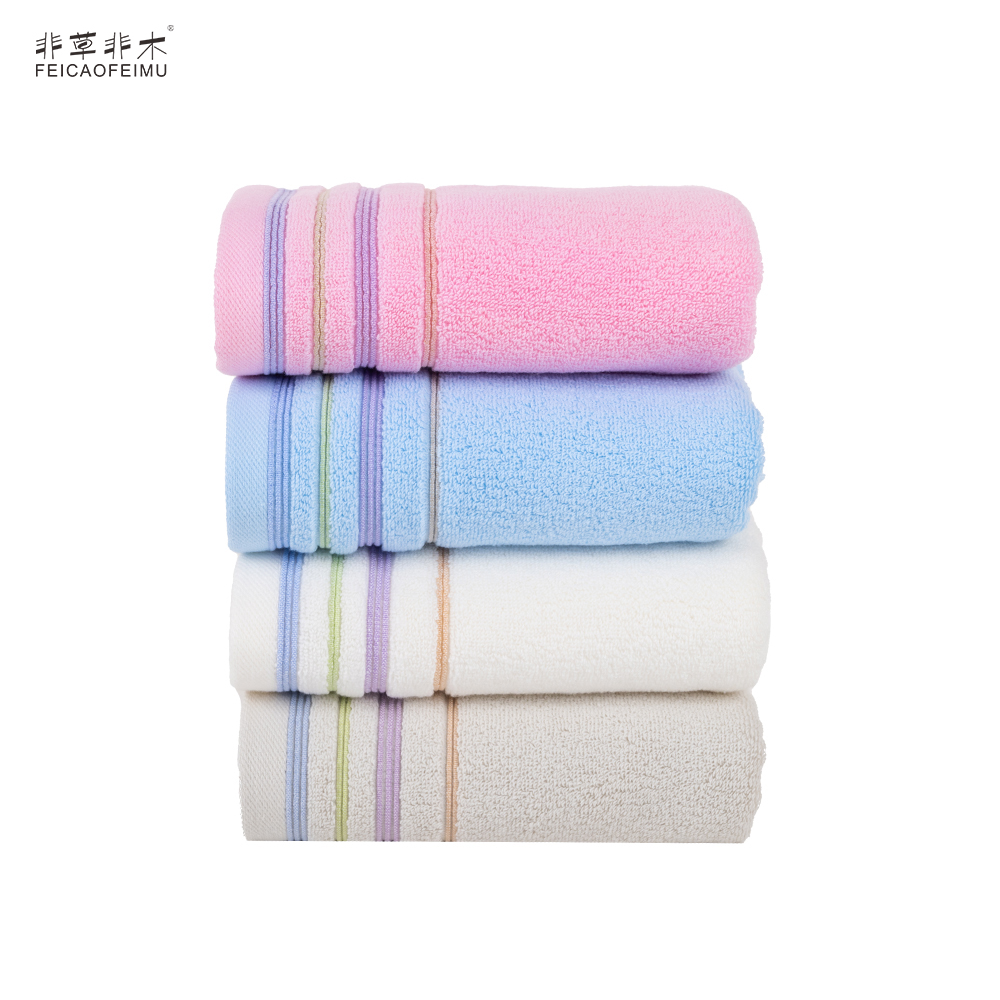 非草非木 纯棉大毛巾 纯棉条纹加厚毛巾 FM-3111 (条)