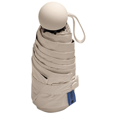 手动 五折钢骨玻纤 加厚黑胶伞布 橡胶漆手柄 YF-W2021006 晴雨两用伞