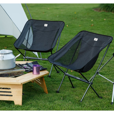 Naturehike挪客星月超轻全铝合金月亮椅户外便携折叠椅露营野营沙滩椅子野外 两椅一桌