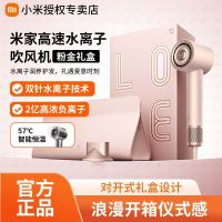 小米米家高速水离子吹风机粉金礼盒家用大风力电吹风送女友礼物
