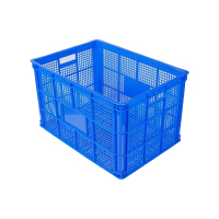 臻远ZY-SNXD-161塑料筐周转筐水果蔬菜收纳筐长方形货筐胶框 680*475*400