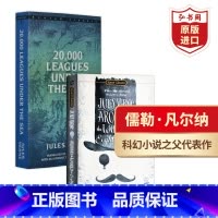 儒勒凡尔纳科幻小说2册 [正版]海底两万里+八十天环游地球2册套装 英文原版 儒勒凡尔纳科幻小说之父代表作 经典文学名著