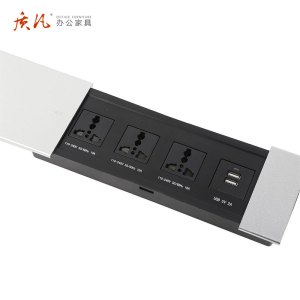 苏宁 质凡 嵌入式桌面插座 5孔插座*3 usb孔*2