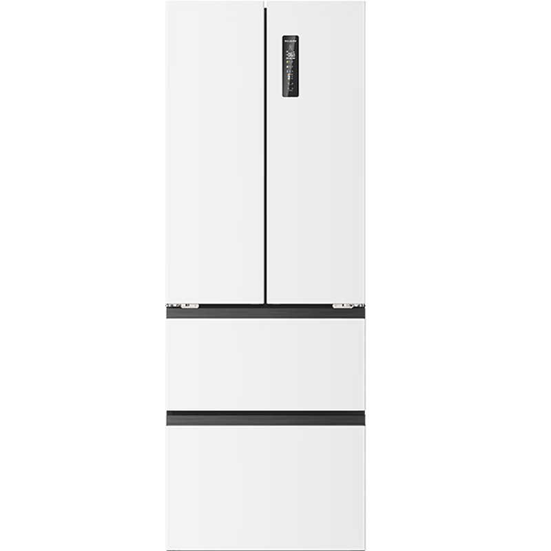 美菱冰箱 BCD-366WP9CX-白收纳师366升法式多门四开门家用风冷无霜变频一级节能低噪净味冰箱
