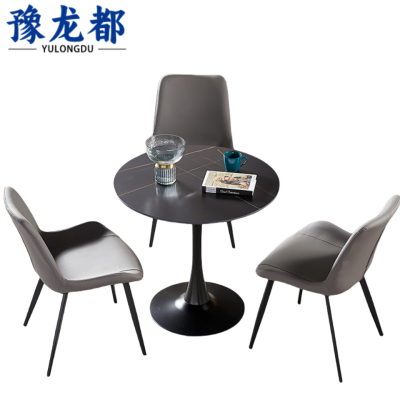 豫龙都休闲桌一桌三椅套