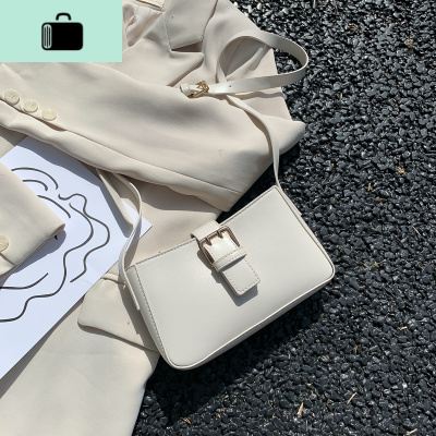 女包2020夏季新款潮百搭中古包腋下法棍复古简约韩版单肩斜挎小包NEW LAKE女士单肩包