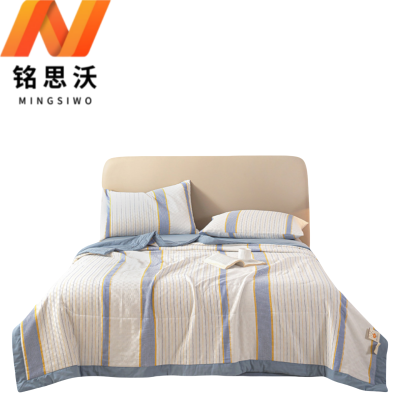 铭思沃四件套120*200cm床 蓝条纹 套