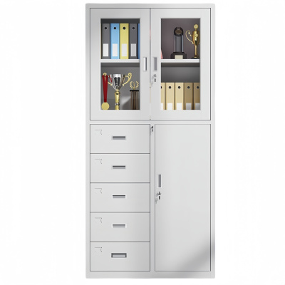 悦兴诚偏五斗文件柜 1800*850*390mm台