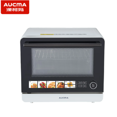 澳柯玛厨魔方微蒸烤一体机25L智能变频微波炉烤箱蒸箱 家商用空气炸锅AZK25-LF02