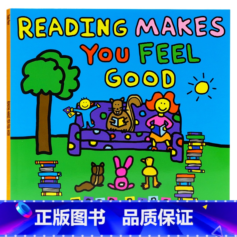 [正版]英文原版绘本 Reading Makes You Feel Good 爱上阅读 纽约时报 Todd Par