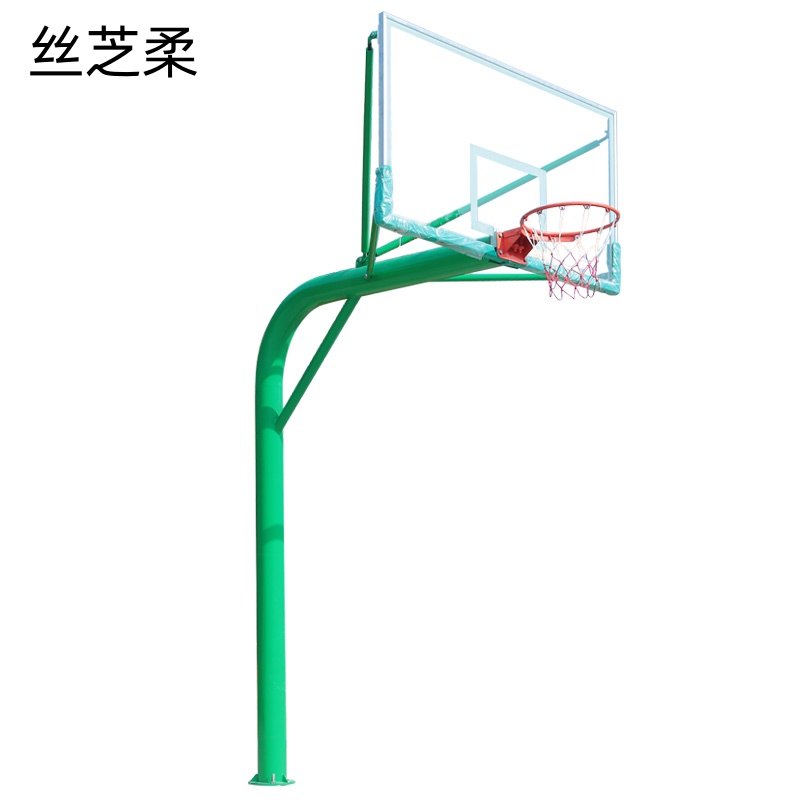 丝芝柔 圆管篮球架 地埋式 支