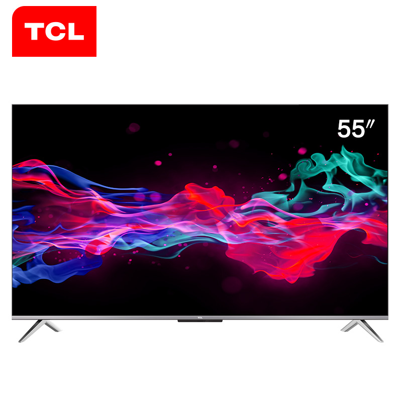 tcl55v8 55英寸 免遥控ai声控超薄金属全面屏智屏 腾讯云游戏 4k超