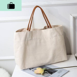 2019新款女包韩国东大同款大容量购物袋ins简约手提单肩帆布包NEW LAKE女手包