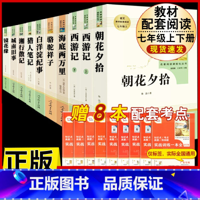 [人教版 10册]国一上下册名著(含城南旧事) [正版]西游记原着国一上册语文阅读必读四大名着 人民教育出版社初中生人教