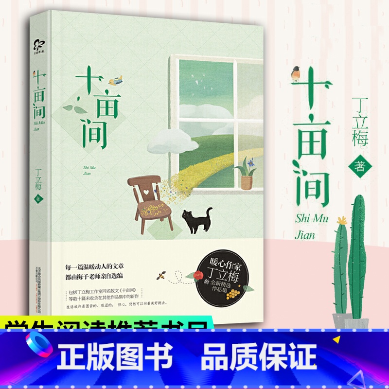 [正版]十亩间 丁立梅十年散文集中高考作文范文现代文学阅读书籍可撘暗香遇见向着美好奔跑丁立梅散文作品近代随笔书