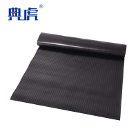 典虎 绝缘橡胶垫 黑色条纹 6kv 5米*1米*3mm 卷