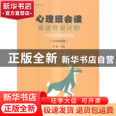 正版 心理班会课是这样设计的:24堂成长课的奇迹:小学高段篇 孙
