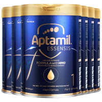 [6罐装]Aptamil香港原装进口爱他美奇迹蓝罐1段0-6个月HMO婴幼儿配方奶粉900g
