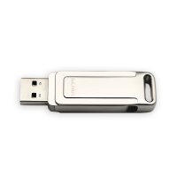 杰储(GCHUL) U130 旭日系列 128G USB3.1 防水防震高速U盘/优盘 (单位:个) 银色