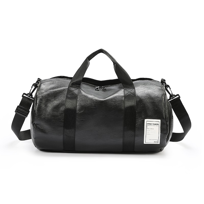 乐活JD0037旅行健身包男干湿分离大容量旅行包游泳运动背包篮球包手提男士行李袋黑色