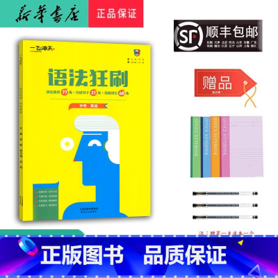 英语 九年级/初中三年级 [正版] 2025新版 一飞冲天 初中英语 语法狂刷 中考 英语