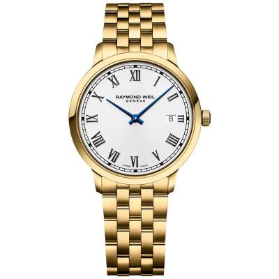 瑞士手表 Toccata系列商务休闲金色钢带小蓝针石英女表