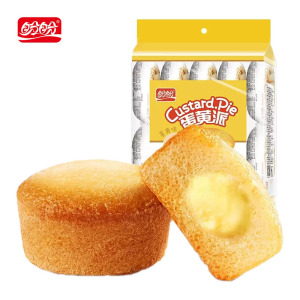 盼盼蛋黄注心派180g*1袋蛋黄派早餐面包蛋糕点休闲充饥零食